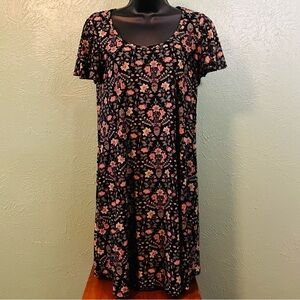 Nine Britton Black Floral Dress
